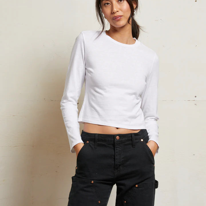 Jamie Recycled Cotton Long Sleeve Tee