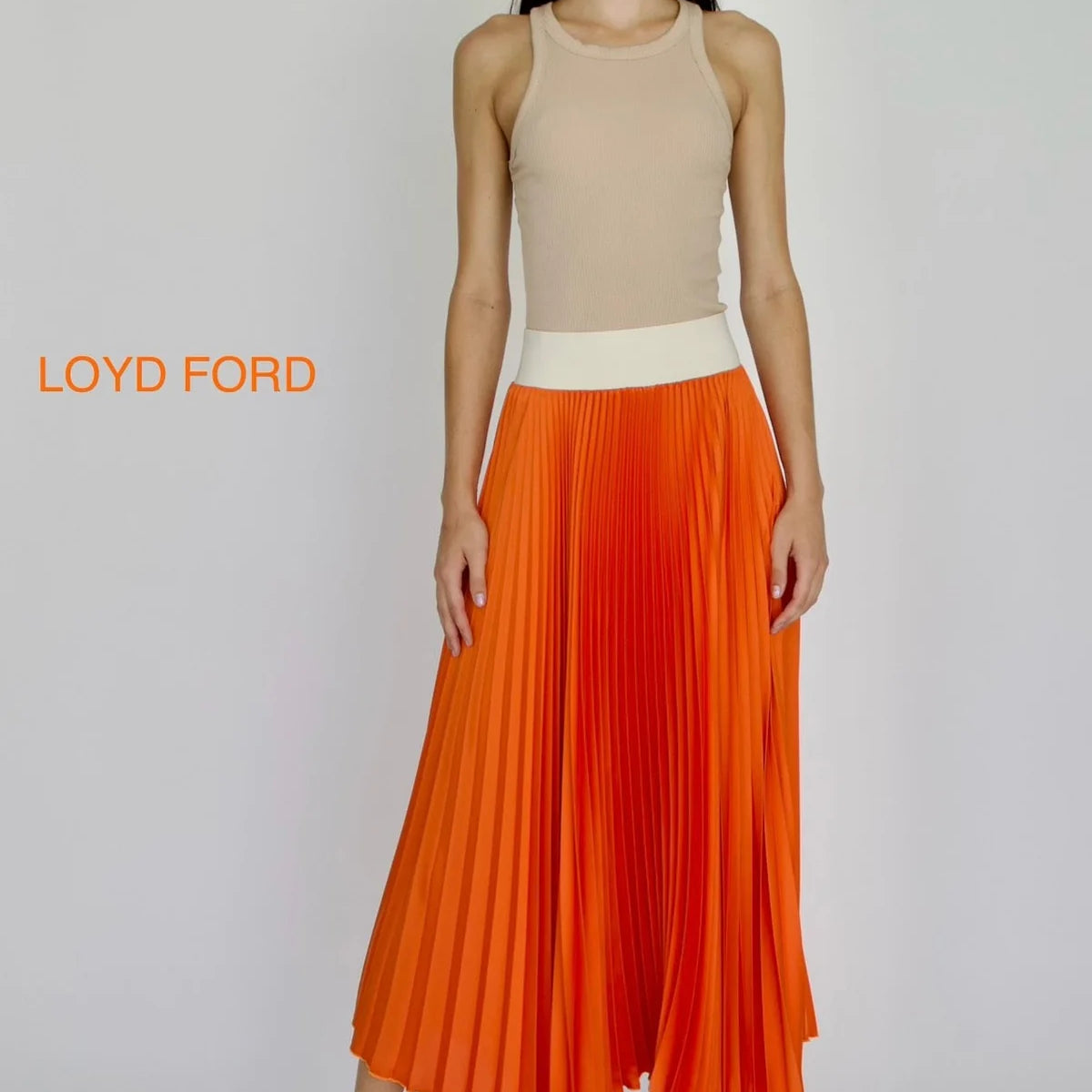 Classic Satin Midi Skirt