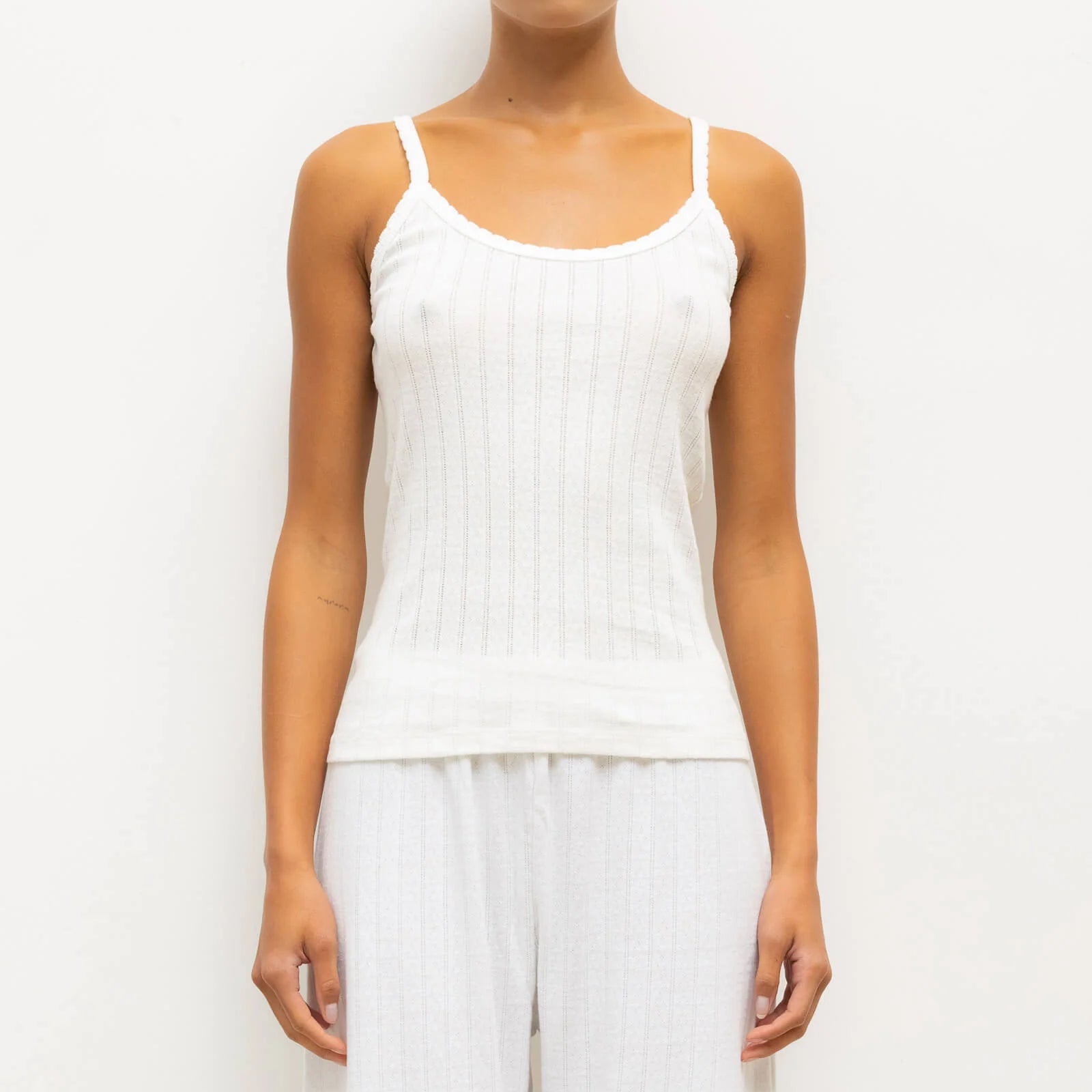 Pointelle Tank
