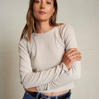 Jamie Recycled Cotton Long Sleeve Tee