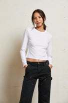 Jamie Recycled Cotton Long Sleeve Tee