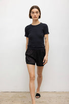 Pointelle Slim Fit Tee