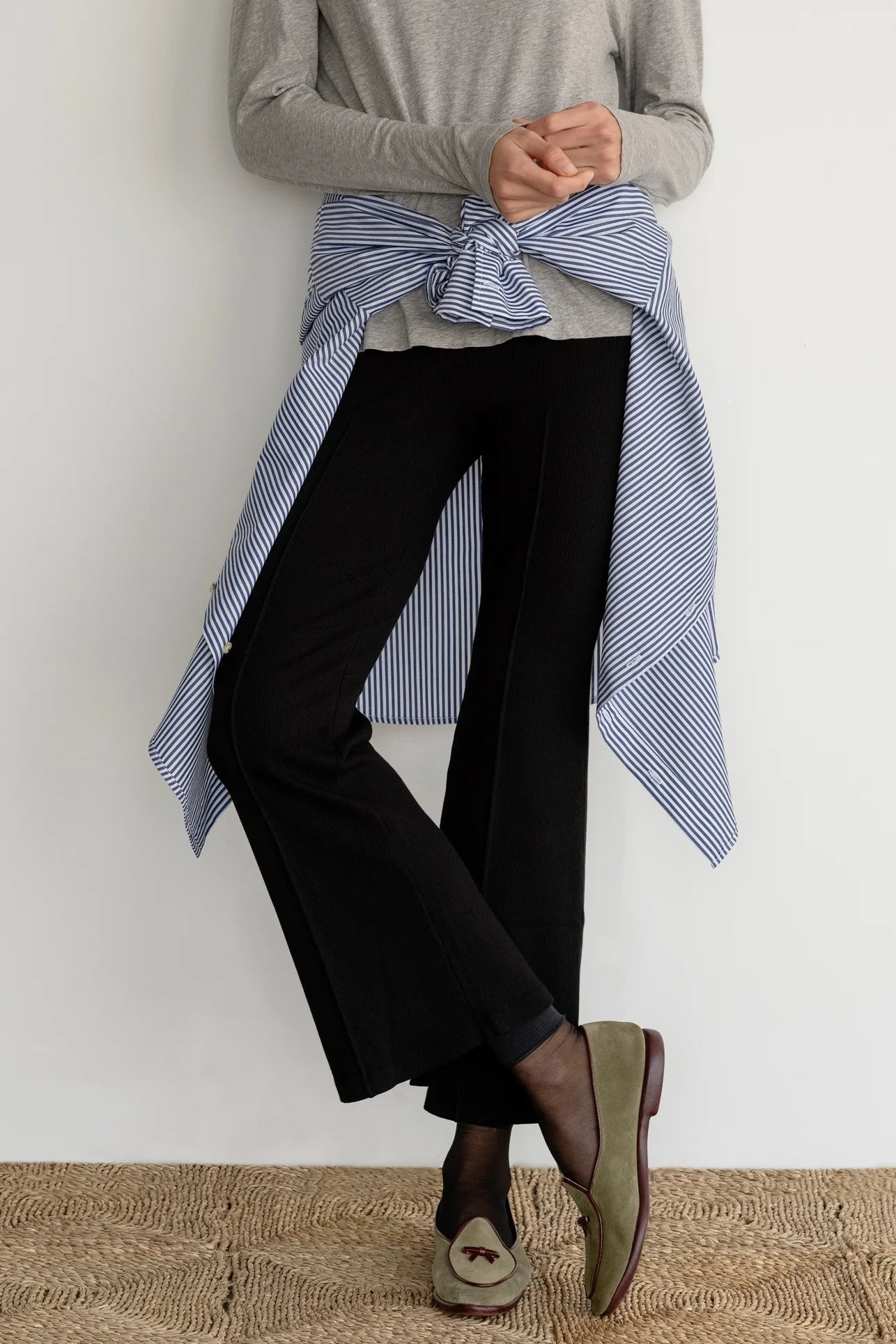 The Rib Kick Flare Pant