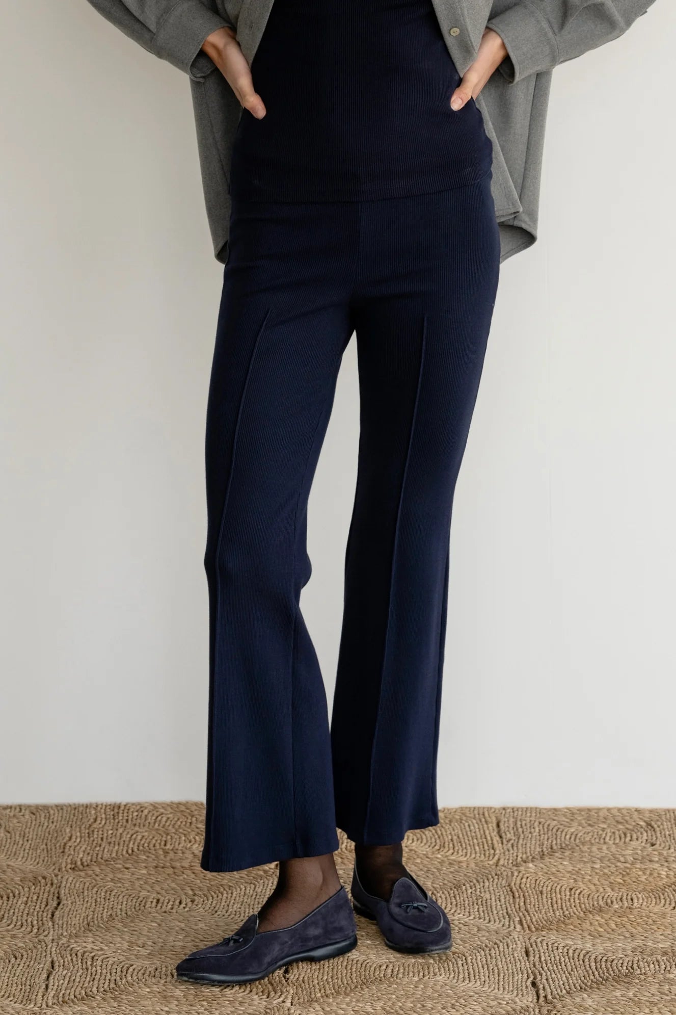 The Rib Kick Flare Pant